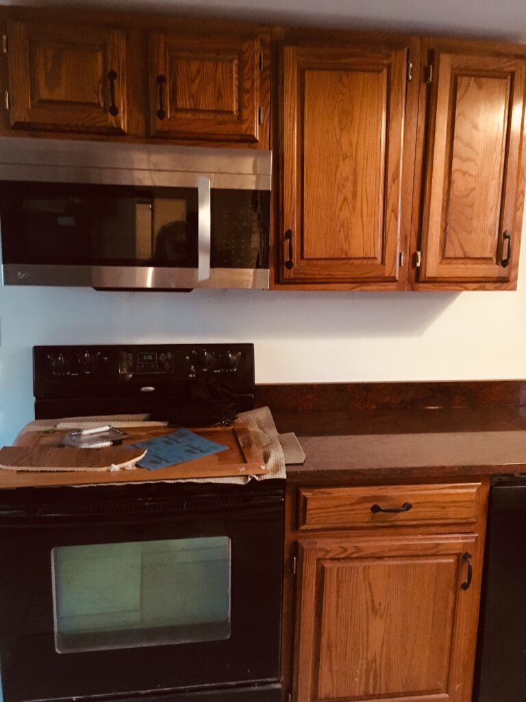 kitchen after remodeling Kitchen remodeling, kitchen renovation, cabinets, drywall repair, tile bask splash,back splash installation, plumbing, faucet 
